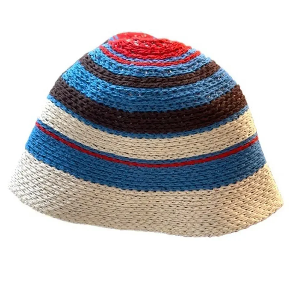 Urban Outfitters Kelly Striped Crochet Bucket Hat Women's NEW